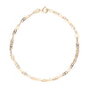 9 Carat Gold Oval Link Bracelet, Gold