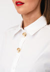 Serafina Collection Abstract Teardrop Cufflink, Gold