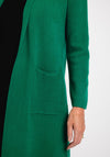 Serafina Collection Light Weight Open Cardigan, Green