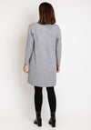 Serafina Collection Light Weight Open Cardigan, Grey