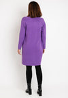Serafina Collection Light Weight Open Cardigan, Violet