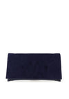 Bioeco by Arka Leather Patent Clutch Bag, Navy