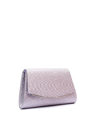 Zen Collection Textured Flap Over Clutch, Lilac