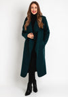 Serafina Collection One Size Wrap Coat, Dark Green