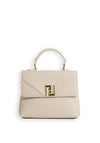 Zen Collection Flap Over Mini Grab Bag, Cream