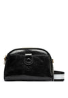 Zen Collection Metallic Stripe Strap Crossbody Bag, Black