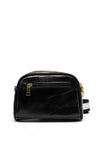 Zen Collection Metallic Stripe Strap Crossbody Bag, Black