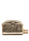Zen Collection Metallic Stripe Strap Crossbody Bag, Gold