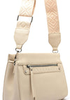 Zen Collection Aztec Thick Strap Crossbody Bag, Beige