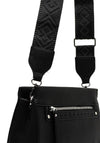 Zen Collection Aztec Thick Strap Crossbody Bag, Black