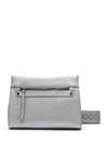 Zen Collection Aztec Thick Strap Crossbody Bag, Silver