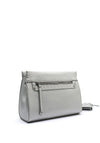 Zen Collection Aztec Thick Strap Crossbody Bag, Silver
