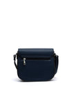 Zen Collection Pebbled Faux Leather Small Crossbody, Navy
