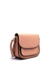 Zen Collection Pebbled Faux Leather Small Crossbody, Pink