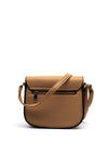 Zen Collection Pebbled Faux Leather Small Crossbody, Soil