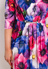 Coco Doll Tropez Floral Pencil Dress, Purple Multi