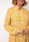 Serafina Floral Print Maxi Dress, Yellow