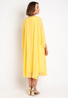 Serafina Collection Embellished Tunic Dress, Yellow