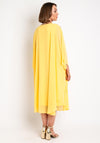 Serafina Collection Embellished Tunic Dress, Yellow