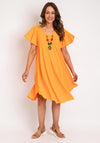 The Serafina Collection One Size Tunic Mini Dress, Orange