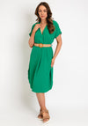 The Serafina Collection One Size Lightweight Tunic Dress, Green