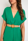 The Serafina Collection One Size Lightweight Tunic Dress, Green