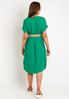 The Serafina Collection One Size Lightweight Tunic Dress, Green