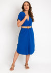 The Serafina Collection One Size Lightweight Tunic Dress, Royal Blue