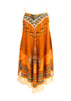 Serafina Collection Luna Print Midi Dress, Apricot