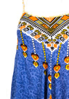 Serafina Collection Luna Print One Size Midi Dress, Blue