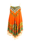 Serafina Collection Luna Print Midi Dress, Orange