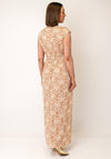 Serafina Collection Geometric Print Maxi Dress, Beige Multi