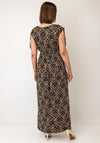Serafina Collection Geometric Print Maxi Dress, Black