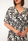 Serafina Collection One Size Baroque Print Maxi Dress, Black