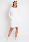 Serafina Collection Casual Jumper Dress, Cream