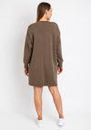 Serafina Collection Casual Jumper Dress, Khaki