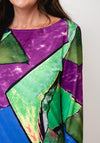 Serafina Collection Geometric Print Mini Dress, Purple Multi