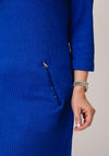 Serafina Collection Textured Tunic Dress, Blue