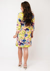 Serafina Floral Print Tunic Dress, Pink Multi