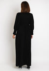 Serafina Collection Pleated Skirt Maxi Dress, Black