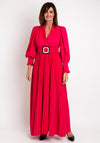 Serafina Collection Pleated Skirt Maxi Dress, Pink