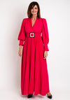 Serafina Collection Pleated Skirt Maxi Dress, Pink