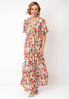 Serafina Collection Floral Print Maxi Dress. Multi-Coloured