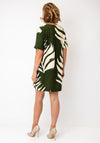 Serafina Collection Tropical Print Mini Dress, Green