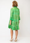 Serafina Collection Aztec Print Midi Dress, Green