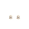9 Carat Gold Collection CZ Stud Earrings, Gold