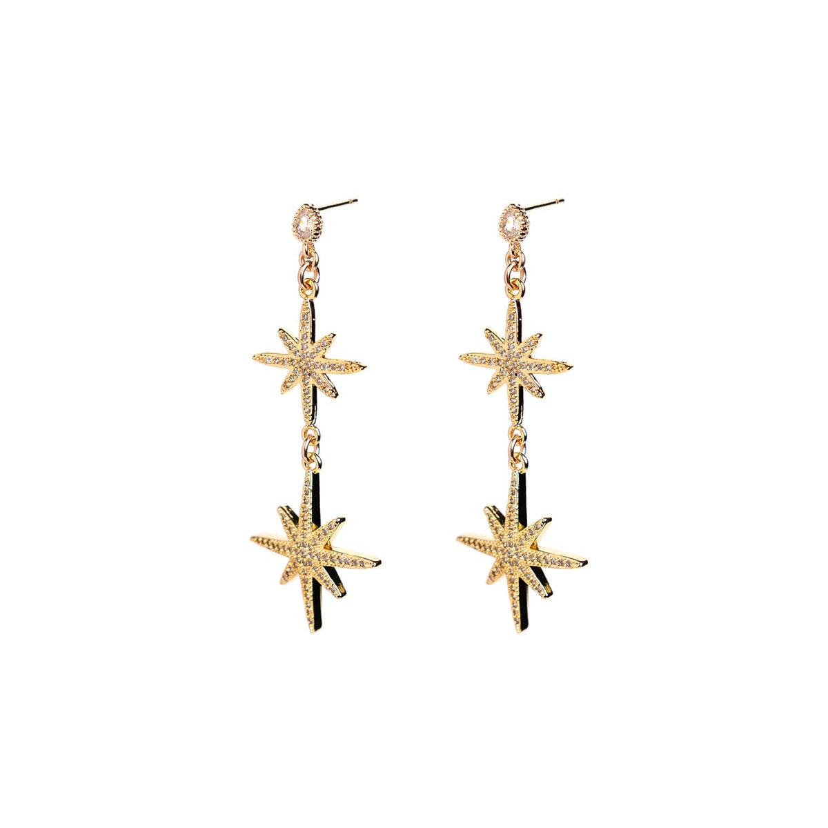 Angela D’Arcy Celestial Dreams Earrings, Gold