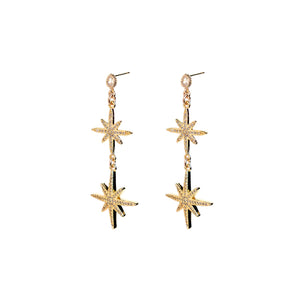 Angela D’Arcy Celestial Dreams Earrings, Gold