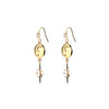Angela D’Arcy Solar Stars Earrings, Gold