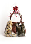 Zen Collection Medium Satchel Bag Gift Set, Brown